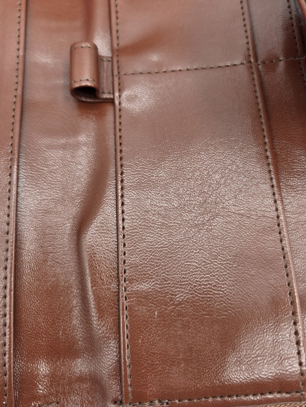 Lee Sands Brown Tan Genuine Eelskin Continental Wallet Vintage Clutch - Picture 8 of 14